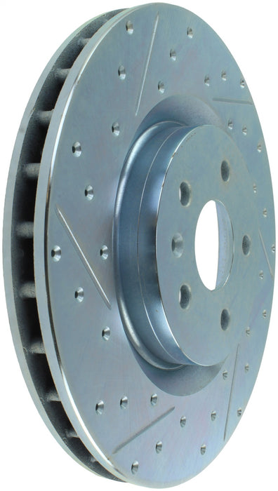StopTech 227.62124R StopTech Select Sport Drilled and Slotted Brake Rotor; Front Right - Truck Part Superstore
