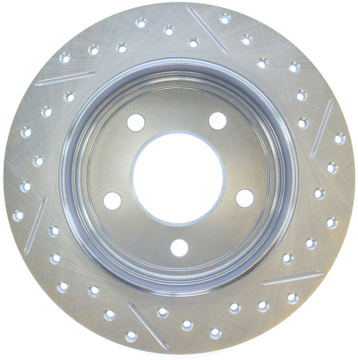 StopTech 227.63035R StopTech Select Sport Drilled and Slotted Brake Rotor; Rear Right - Truck Part Superstore