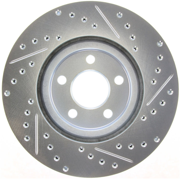 StopTech 227.63052R StopTech Select Sport Drilled and Slotted Brake Rotor; Front Right - Truck Part Superstore
