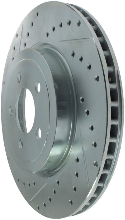 StopTech 227.63061R StopTech Select Sport Drilled and Slotted Brake Rotor; Front Right - Truck Part Superstore