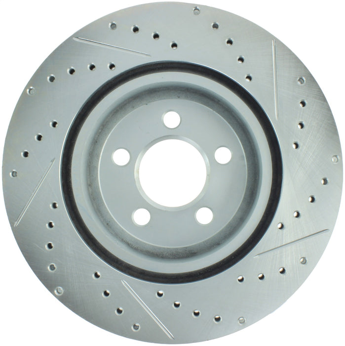 StopTech 227.63061R StopTech Select Sport Drilled and Slotted Brake Rotor; Front Right - Truck Part Superstore