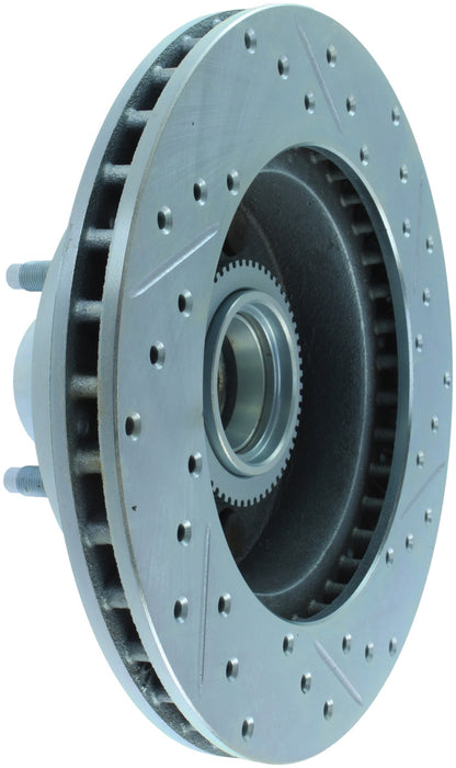 StopTech 227.65040R StopTech Select Sport Drilled and Slotted Brake Rotor; Front Right - Truck Part Superstore