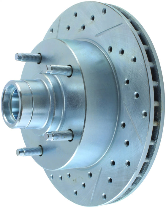 StopTech 227.65040R StopTech Select Sport Drilled and Slotted Brake Rotor; Front Right - Truck Part Superstore