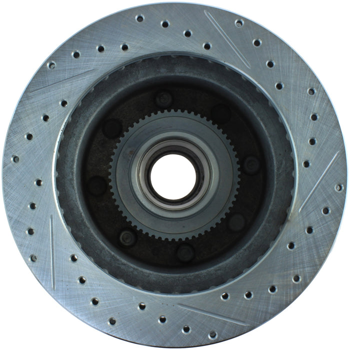 StopTech 227.65046R StopTech Select Sport Drilled and Slotted Brake Rotor; Front Right - Truck Part Superstore