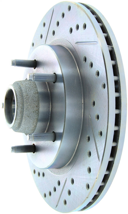 StopTech 227.65055R StopTech Select Sport Drilled and Slotted Brake Rotor; Front Right - Truck Part Superstore