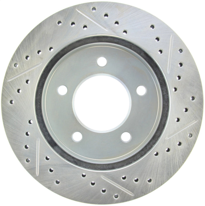 StopTech 227.65057R StopTech Select Sport Drilled and Slotted Brake Rotor; Front Right - Truck Part Superstore