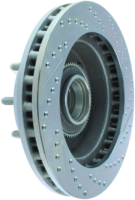 StopTech 227.65073R StopTech Select Sport Drilled and Slotted Brake Rotor; Front Right - Truck Part Superstore