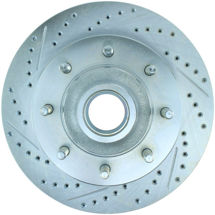 StopTech 227.65073R StopTech Select Sport Drilled and Slotted Brake Rotor; Front Right - Truck Part Superstore