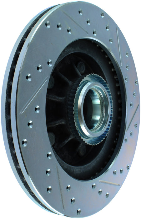 StopTech 227.65080R StopTech Select Sport Drilled and Slotted Brake Rotor; Front Right - Truck Part Superstore