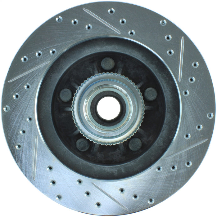 StopTech 227.65080R StopTech Select Sport Drilled and Slotted Brake Rotor; Front Right - Truck Part Superstore