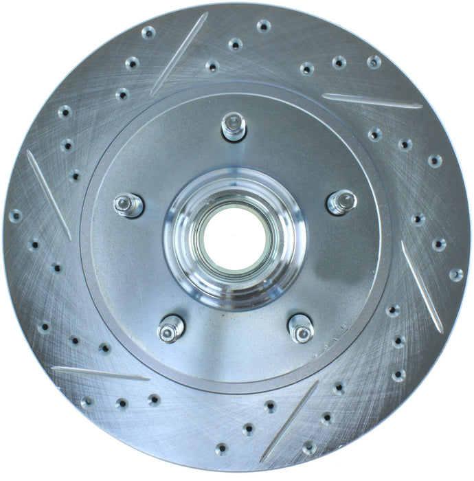 StopTech 227.65080R StopTech Select Sport Drilled and Slotted Brake Rotor; Front Right - Truck Part Superstore