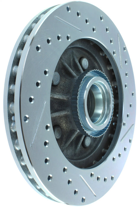 StopTech 227.65081R StopTech Select Sport Drilled and Slotted Brake Rotor; Front Right - Truck Part Superstore