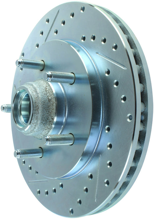 StopTech 227.65081R StopTech Select Sport Drilled and Slotted Brake Rotor; Front Right - Truck Part Superstore
