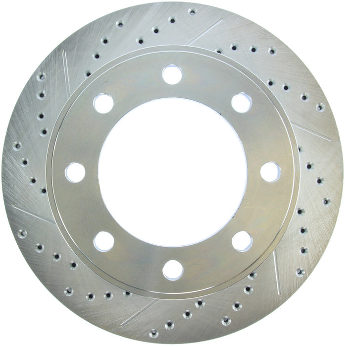 StopTech 227.65086R StopTech Select Sport Drilled and Slotted Brake Rotor; Front Right - Truck Part Superstore