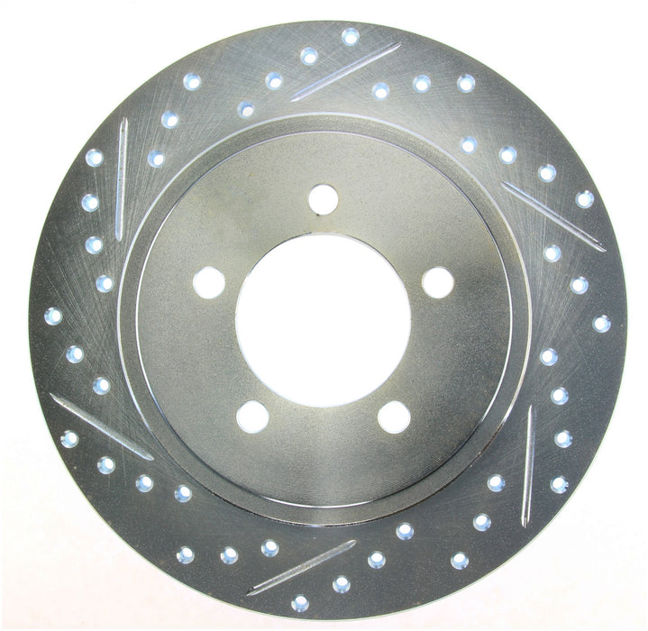StopTech 227.65090R StopTech Select Sport Drilled and Slotted Brake Rotor; Rear Right - Truck Part Superstore