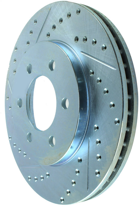 StopTech 227.65097R StopTech Select Sport Drilled and Slotted Brake Rotor; Front Right - Truck Part Superstore