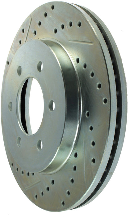 StopTech 227.65100R StopTech Select Sport Drilled and Slotted Brake Rotor; Front Right - Truck Part Superstore