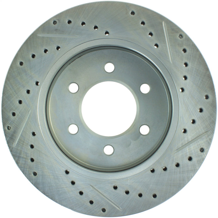 StopTech 227.65100R StopTech Select Sport Drilled and Slotted Brake Rotor; Front Right - Truck Part Superstore