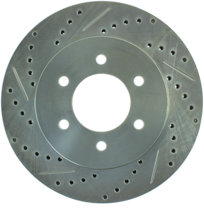 StopTech 227.65100R StopTech Select Sport Drilled and Slotted Brake Rotor; Front Right - Truck Part Superstore