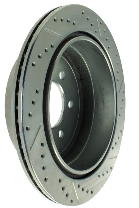 StopTech 227.65102R StopTech Select Sport Drilled and Slotted Brake Rotor; Rear Right - Truck Part Superstore
