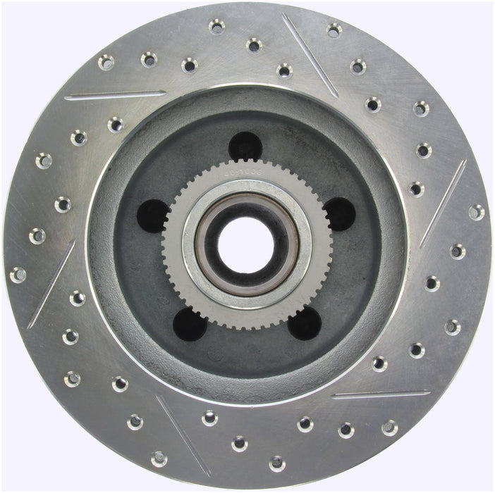 StopTech 227.66025R StopTech Select Sport Drilled and Slotted Brake Rotor; Front Right - Truck Part Superstore