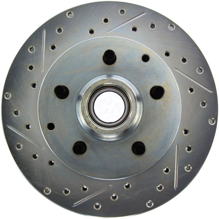 StopTech 227.66025R StopTech Select Sport Drilled and Slotted Brake Rotor; Front Right - Truck Part Superstore