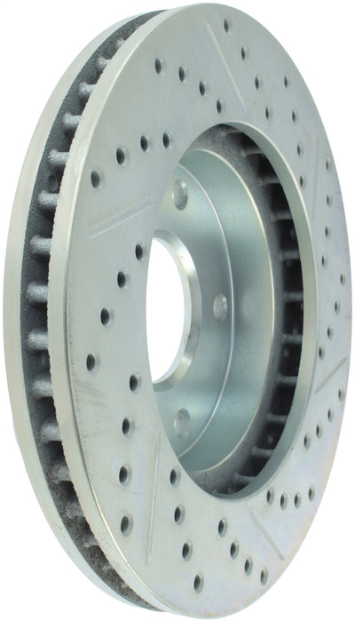 StopTech 227.66038R StopTech Select Sport Drilled and Slotted Brake Rotor; Front Right - Truck Part Superstore