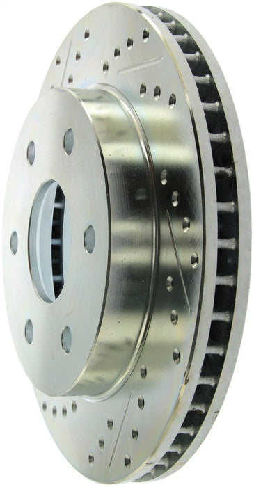 StopTech 227.66040R StopTech Select Sport Drilled and Slotted Brake Rotor; Front Right - Truck Part Superstore
