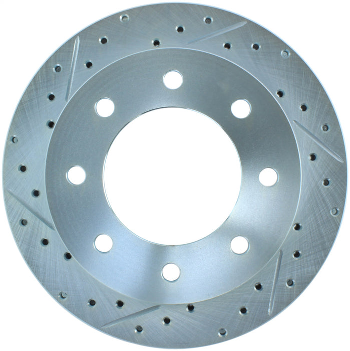 StopTech 227.66043R StopTech Select Sport Drilled and Slotted Brake Rotor; Rear Right - Truck Part Superstore