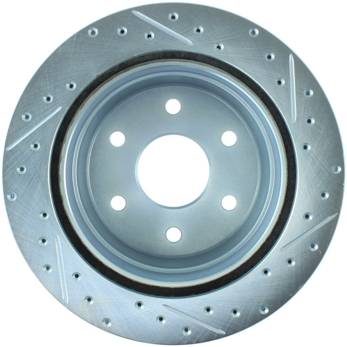 StopTech 227.66045R StopTech Select Sport Drilled and Slotted Brake Rotor; Rear Right - Truck Part Superstore