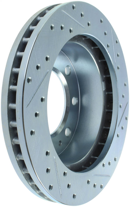 StopTech 227.66059R StopTech Select Sport Drilled and Slotted Brake Rotor; Front Right - Truck Part Superstore