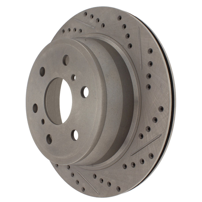 StopTech 227.66065L StopTech Select Sport Drilled and Slotted Brake Rotor; Rear Left - Truck Part Superstore