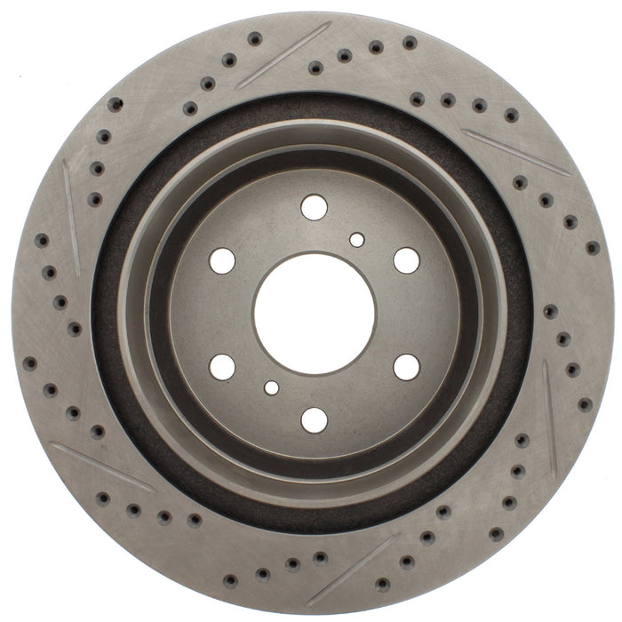 StopTech 227.66065L StopTech Select Sport Drilled and Slotted Brake Rotor; Rear Left - Truck Part Superstore