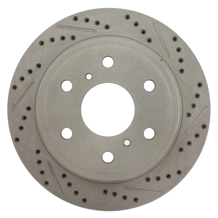 StopTech 227.66065L StopTech Select Sport Drilled and Slotted Brake Rotor; Rear Left - Truck Part Superstore