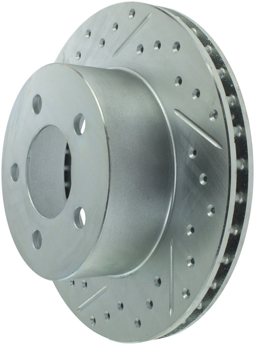 StopTech 227.67022R StopTech Select Sport Drilled and Slotted Brake Rotor; Front Right - Truck Part Superstore