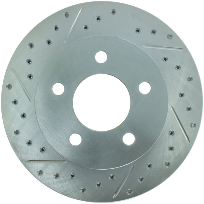 StopTech 227.67022R StopTech Select Sport Drilled and Slotted Brake Rotor; Front Right - Truck Part Superstore