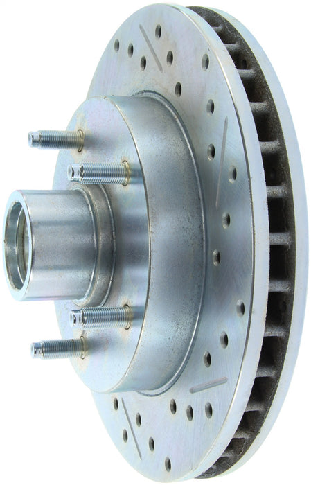 StopTech 227.67028R StopTech Select Sport Drilled and Slotted Brake Rotor; Front Right - Truck Part Superstore