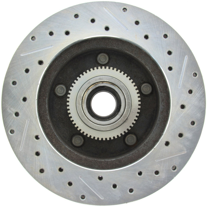 StopTech 227.67028R StopTech Select Sport Drilled and Slotted Brake Rotor; Front Right - Truck Part Superstore