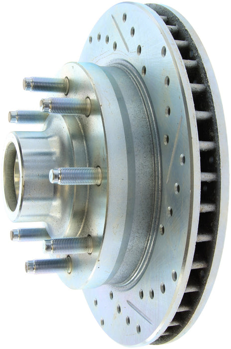 StopTech 227.67030R StopTech Select Sport Drilled and Slotted Brake Rotor; Front Right - Truck Part Superstore