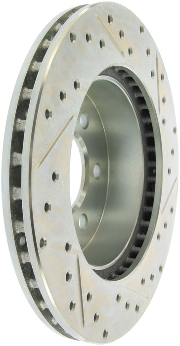 StopTech 227.67038R StopTech Select Sport Drilled and Slotted Brake Rotor; Front Right - Truck Part Superstore