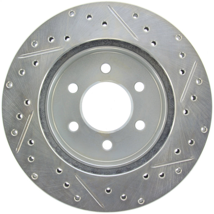 StopTech 227.67038R StopTech Select Sport Drilled and Slotted Brake Rotor; Front Right - Truck Part Superstore