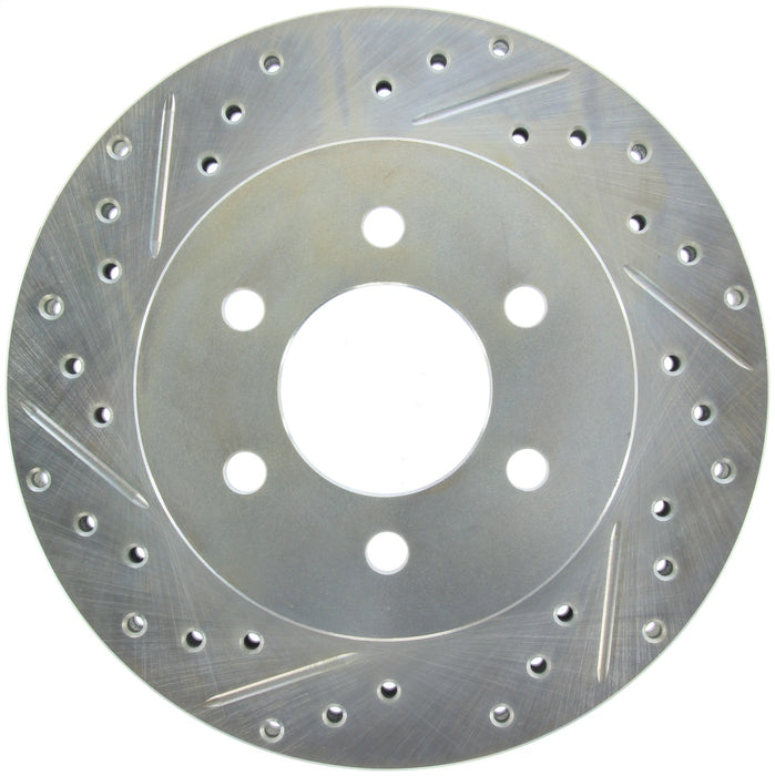 StopTech 227.67038R StopTech Select Sport Drilled and Slotted Brake Rotor; Front Right - Truck Part Superstore