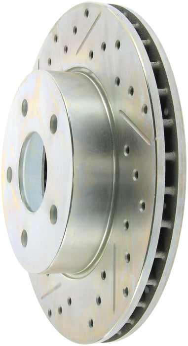 StopTech 227.67042R StopTech Select Sport Drilled and Slotted Brake Rotor; Front Right - Truck Part Superstore