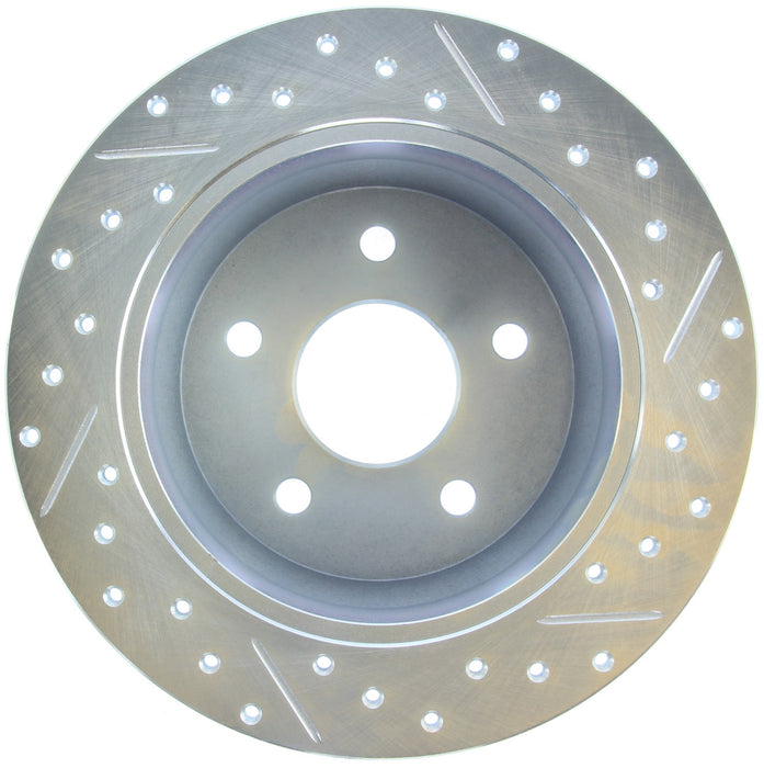 StopTech 227.67043R StopTech Select Sport Drilled and Slotted Brake Rotor; Rear Right - Truck Part Superstore