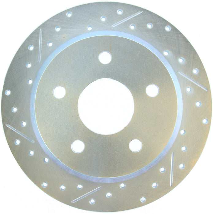 StopTech 227.67043R StopTech Select Sport Drilled and Slotted Brake Rotor; Rear Right - Truck Part Superstore