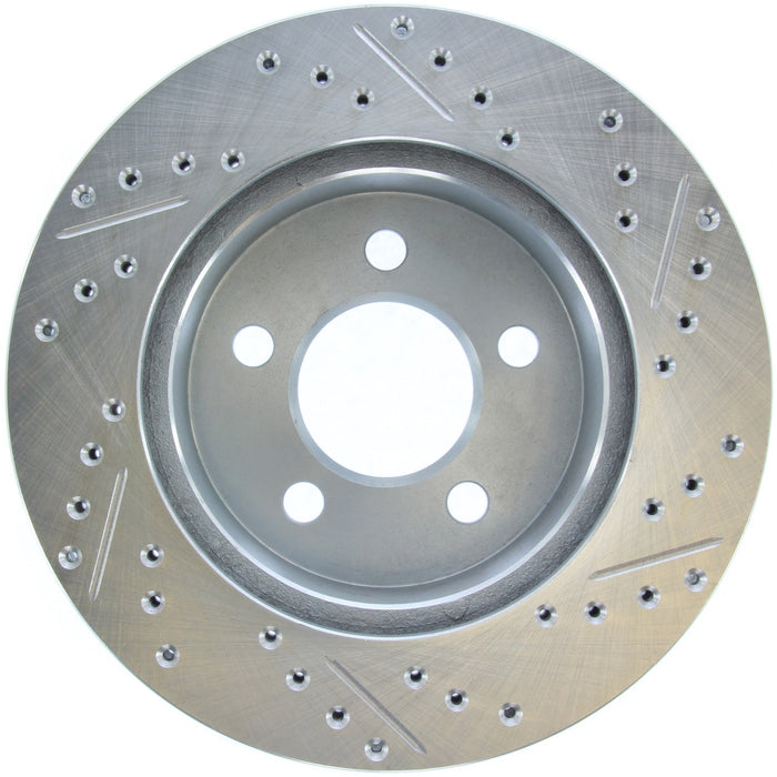 StopTech 227.67045R StopTech Select Sport Drilled and Slotted Brake Rotor; Front Right - Truck Part Superstore