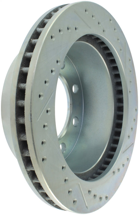 StopTech 227.67046R StopTech Select Sport Drilled and Slotted Brake Rotor; Front Right - Truck Part Superstore