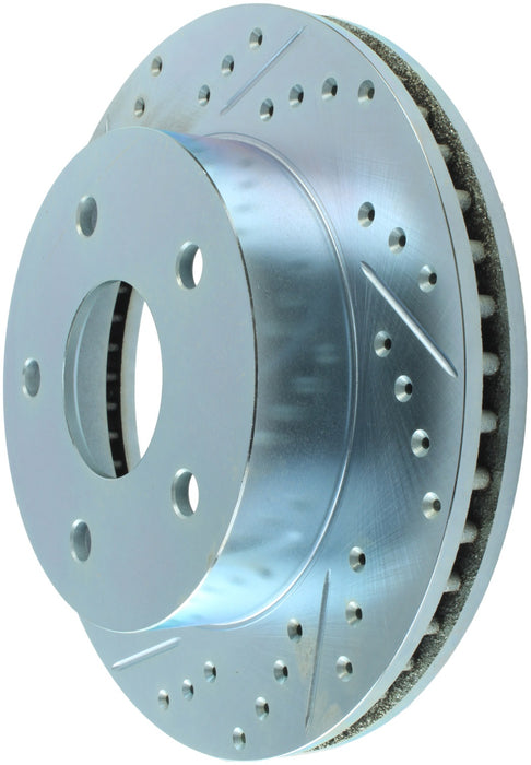 StopTech 227.67050R StopTech Select Sport Drilled and Slotted Brake Rotor; Front Right - Truck Part Superstore