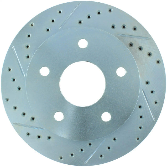 StopTech 227.67050R StopTech Select Sport Drilled and Slotted Brake Rotor; Front Right - Truck Part Superstore