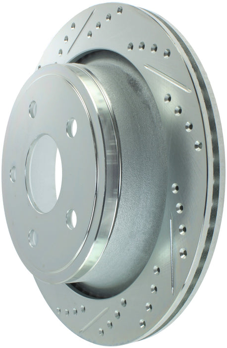 StopTech 227.67054R StopTech Select Sport Drilled and Slotted Brake Rotor; Rear Right - Truck Part Superstore